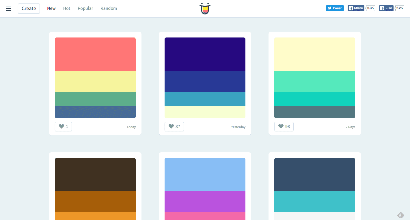 sites like color hunt