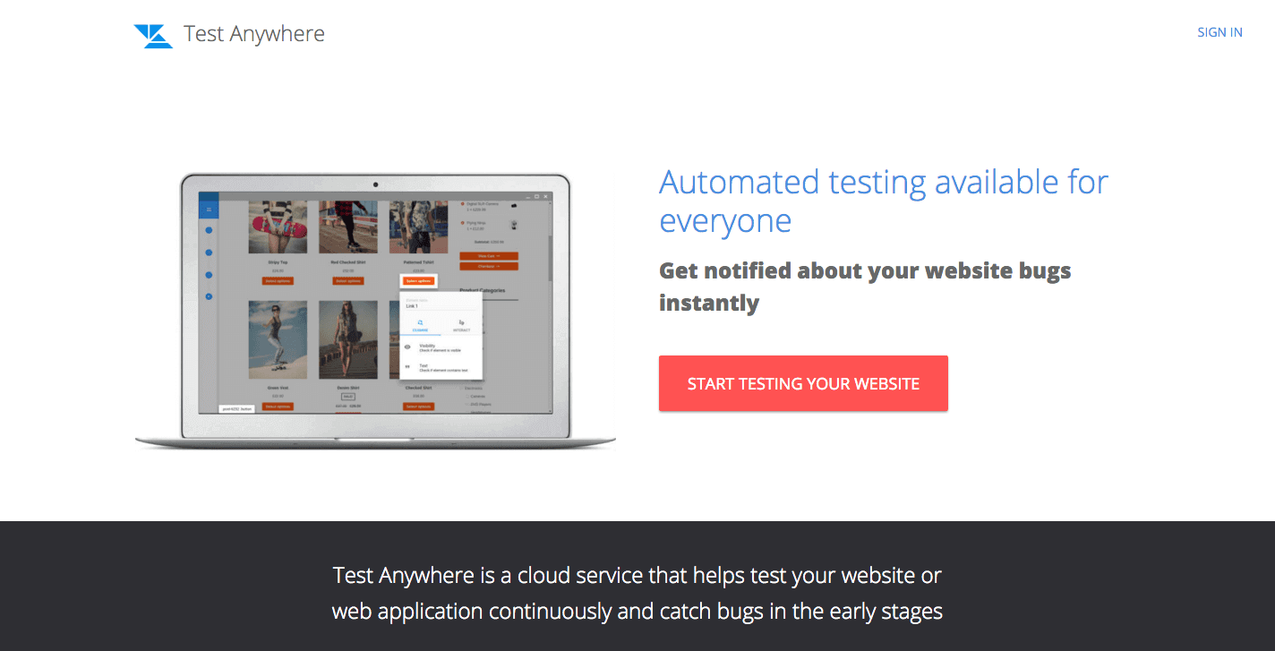 Automated-testing-for-your-website-without-coding