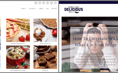 Using Divi as a Food Blog