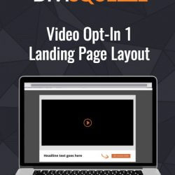DiviSqueeze - Video Opt-In 1 Landing Page Layout