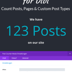Post Counter for Divi