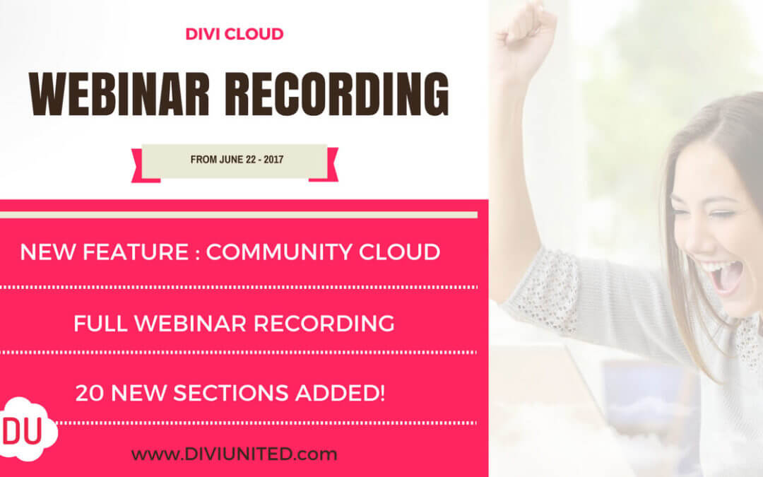 Divi Cloud Meet Up Video Playback
