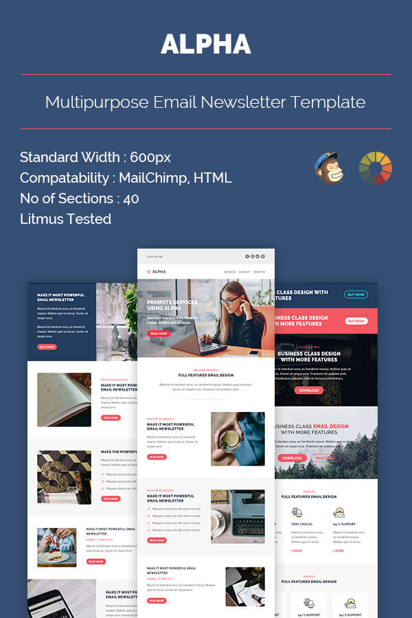 Alpha Email Newsletter Template