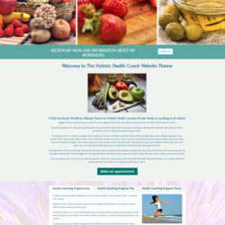 Holistic Health Coach Theme