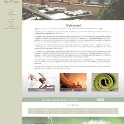 Beautiful Spa and Yoga WordPress Theme