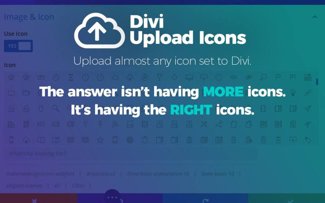 Plugin Spotlight: Divi Upload Icons