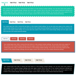 Divi Tabs Module Bundle 2 (Template 11-20)