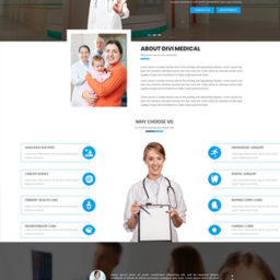 DIVI Medical & Health Care Multipurpose Child Theme (65 + Pre-Built Pages)