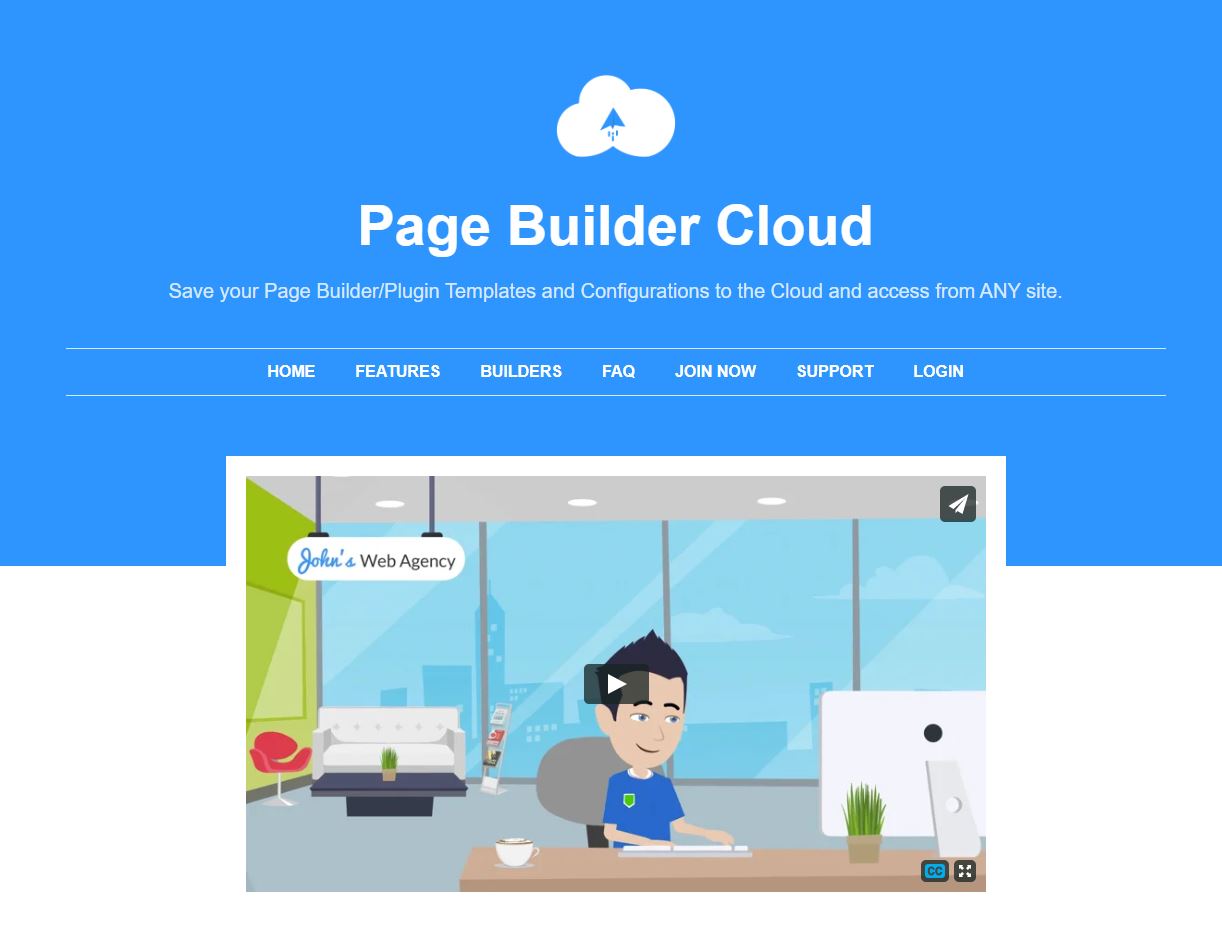page builder cloud