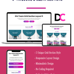 Team Grid - Divi Theme Section Layout 5