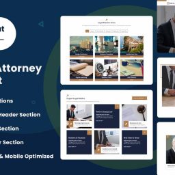 Lawyer & Attorney Divi Theme Layout