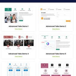 Advanced Tabs Horizontal Divi Sections