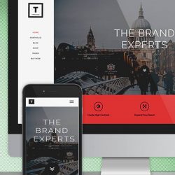 Toscana Portfolio WordPress Theme Home