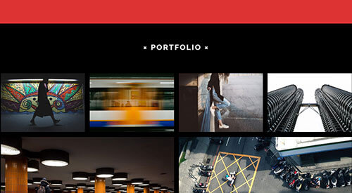 Toscana Portfolio WordPress Theme Home