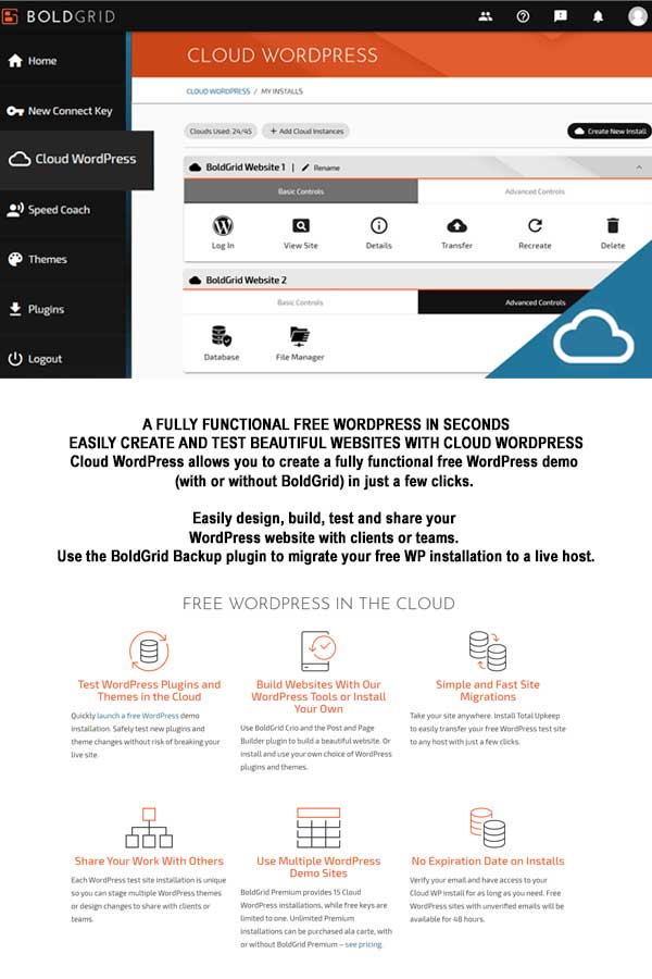 boldgrid cloud hosting